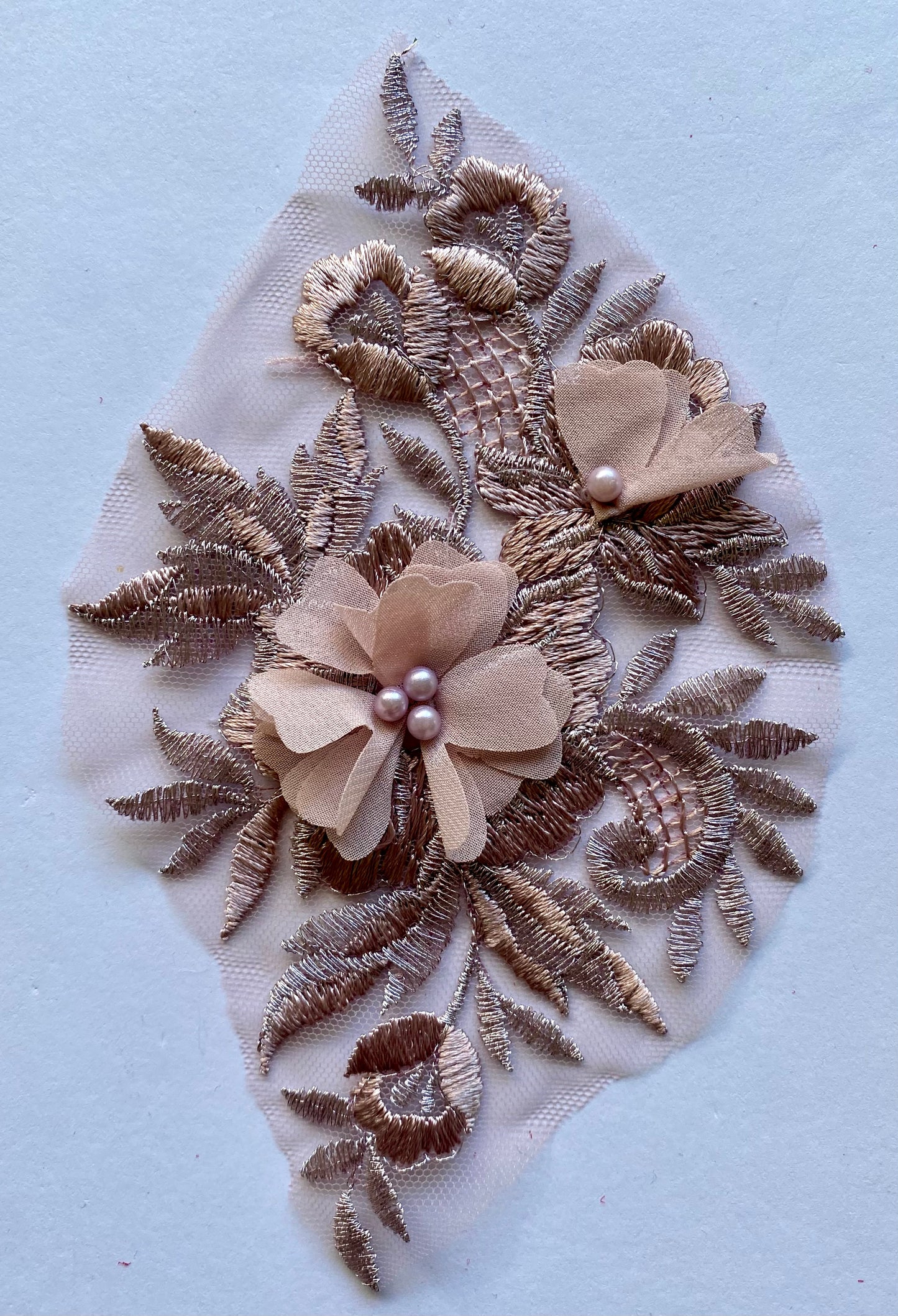 Dusky Pink Applique #5 - 3D#106