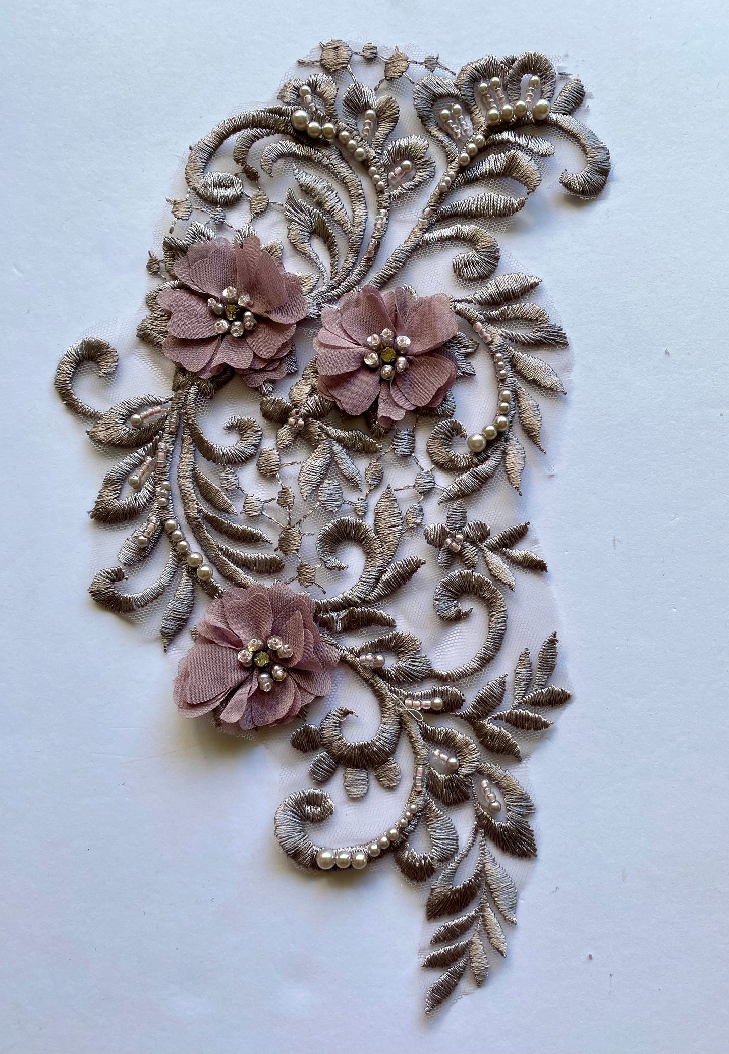 Dusky Coffee Applique #2 - N3D#102