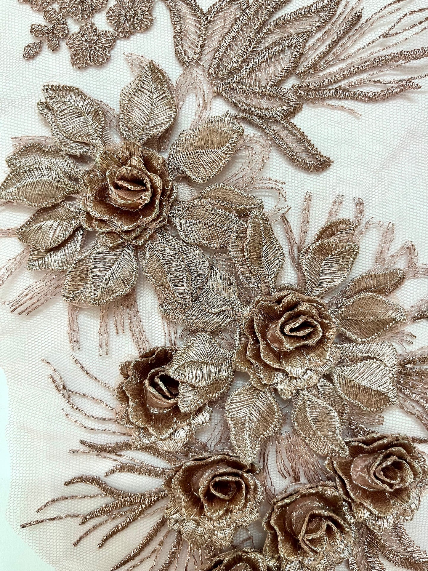 Dusky Coffee/Pink Flower - 3D#