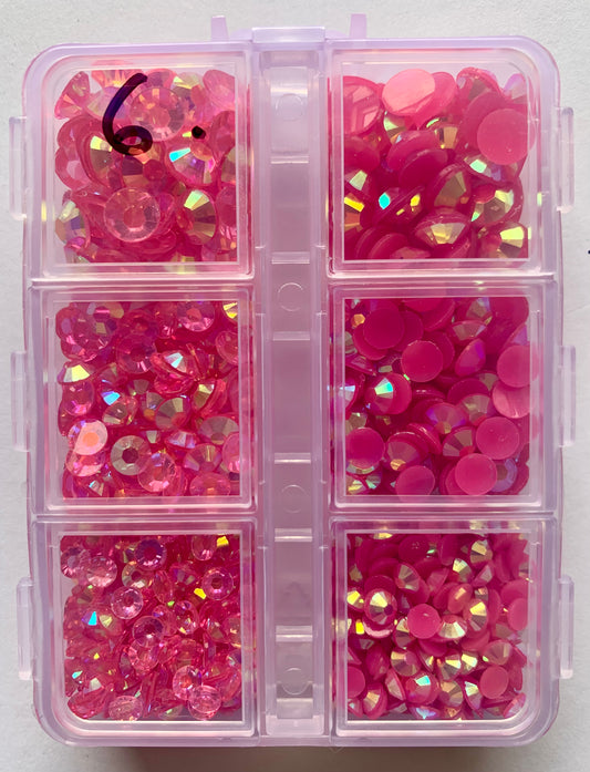 Rose Pinks Acrylic #16