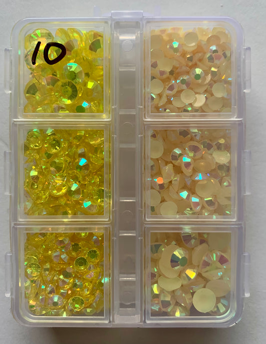 Citrine and Champagne Acrylic #10