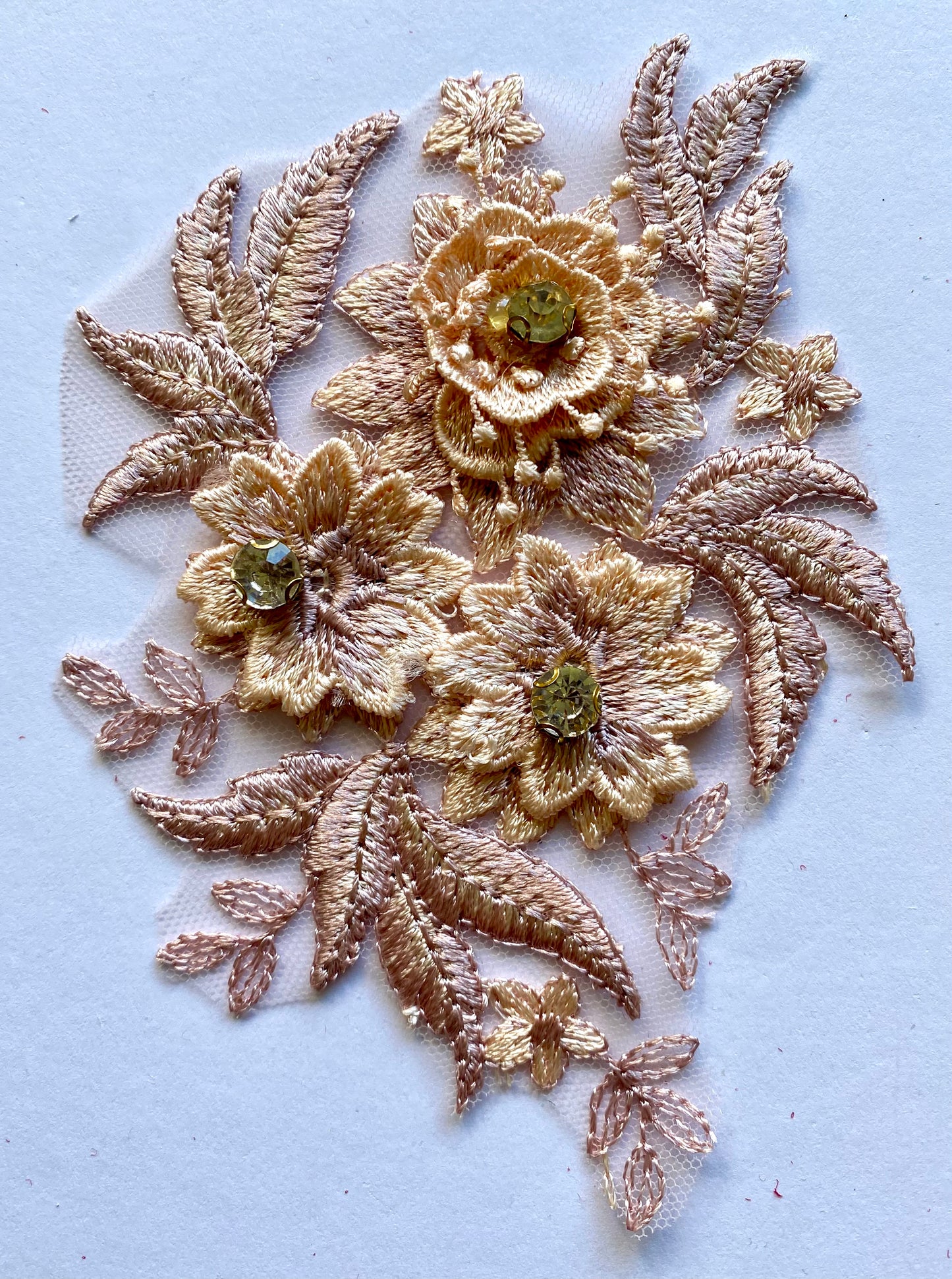 Dusky Pink Applique #2 - 3D#119