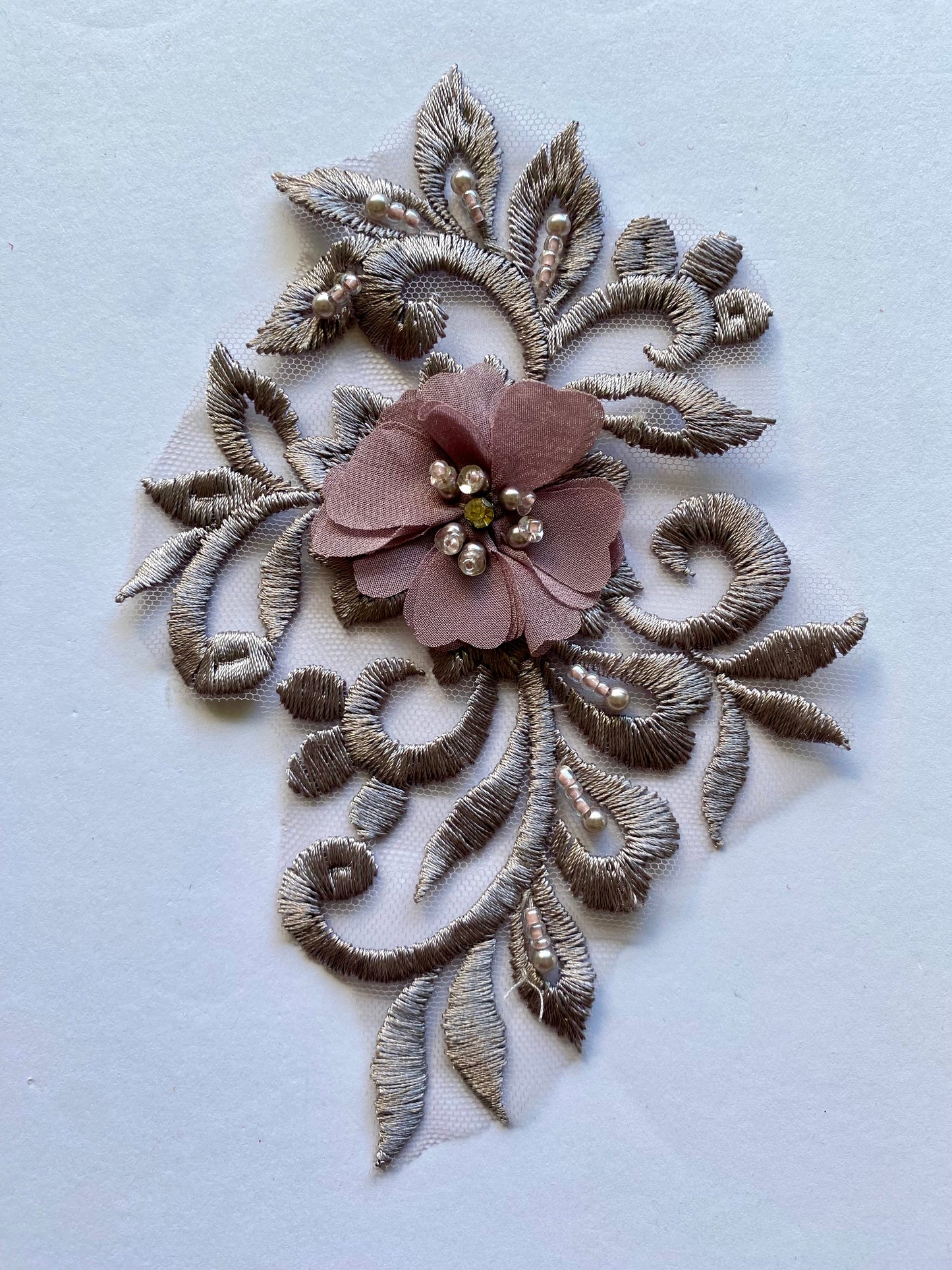 Dusky Coffee Applique #1 - 3D#101