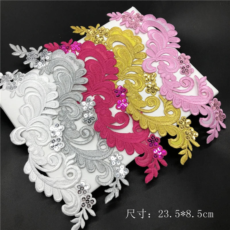 Bright Lace Motifs #4 - 8 Colours