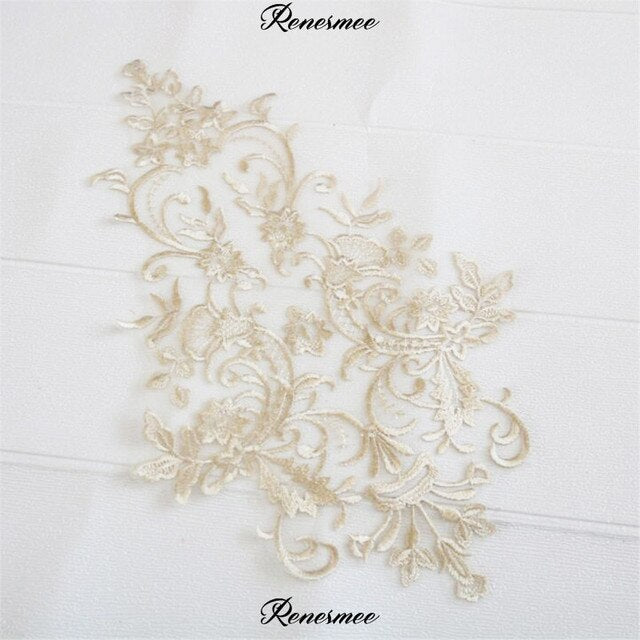 Embroidered Bodice Applique - LA#5- 12 Colours