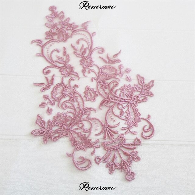 Embroidered Bodice Applique - LA#5- 12 Colours