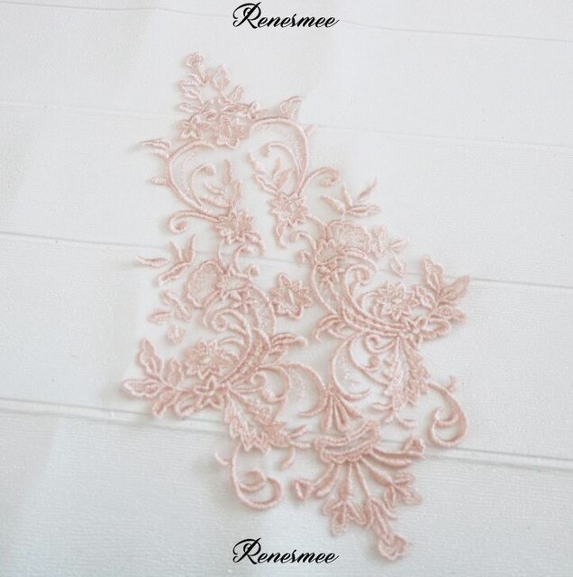 Embroidered Bodice Applique - LA#5- 12 Colours