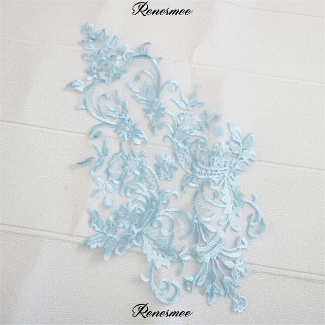 Embroidered Bodice Applique - LA#5- 12 Colours