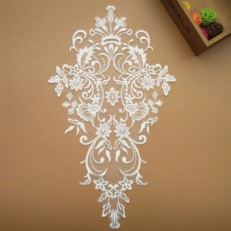 Embroidered Bodice Applique - LA#5- 12 Colours