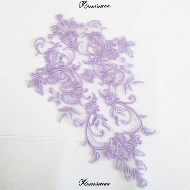 Embroidered Bodice Applique - LA#5- 12 Colours