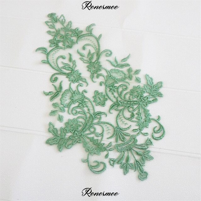 Embroidered Bodice Applique - LA#5- 12 Colours