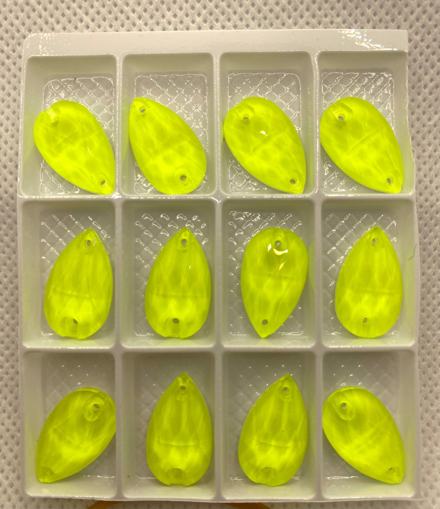 K9 Neon Citrine Teardrop