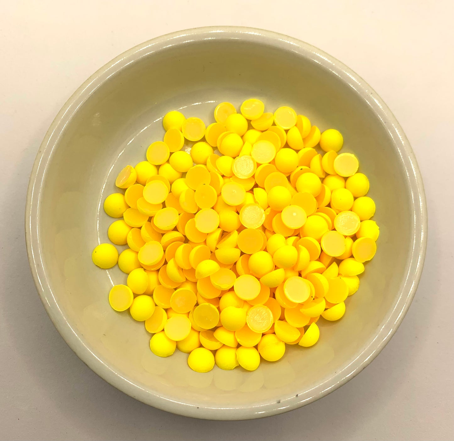 Neon Bright Yellow- 1/2 Pearls
