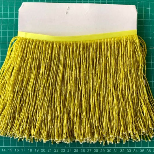 Beaded Trim Yellow