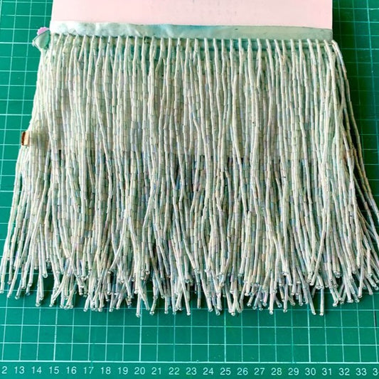 Beaded Trim Light Aqua