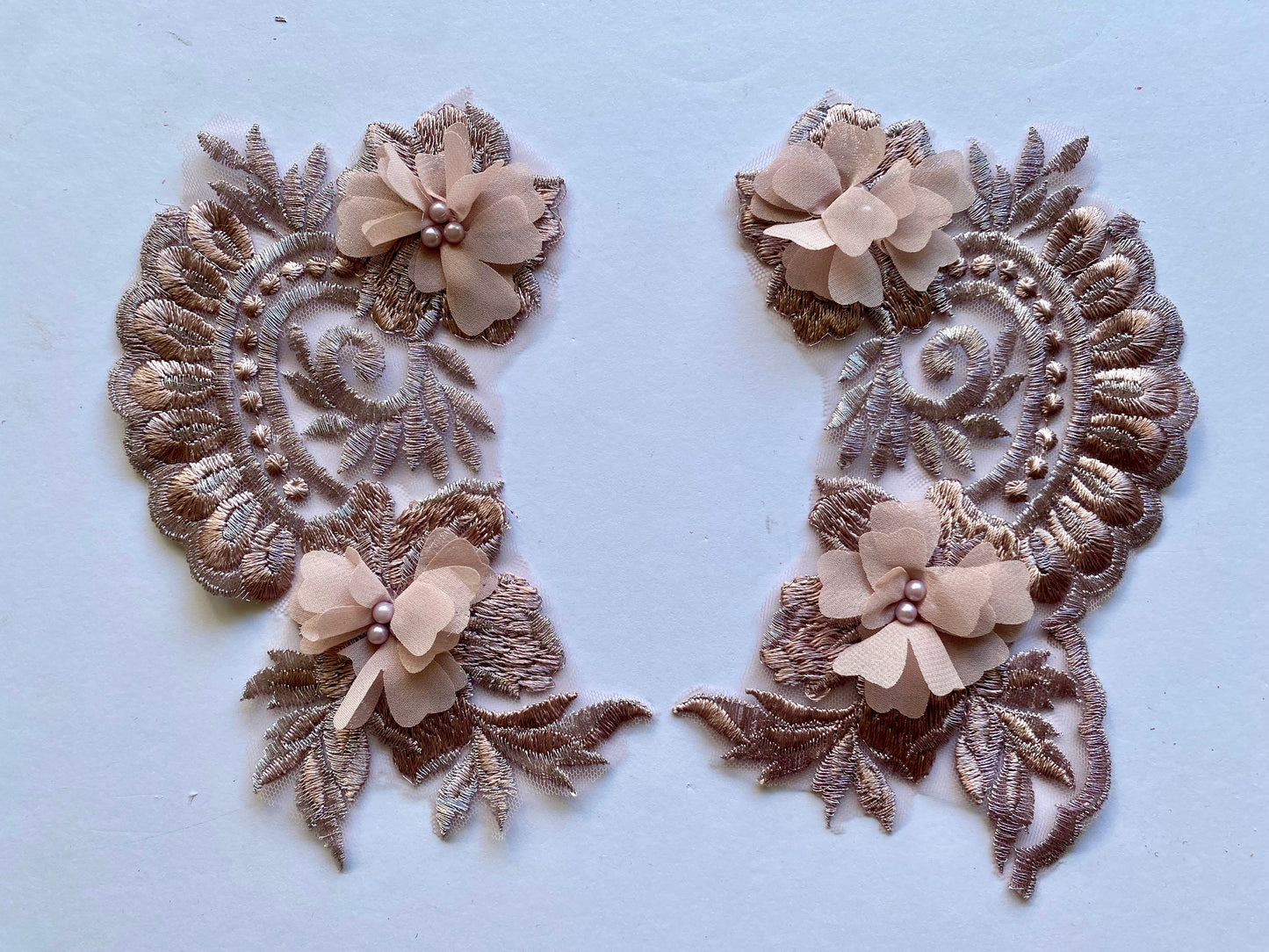 Dusky Pink Applique #6 - 3D#106
