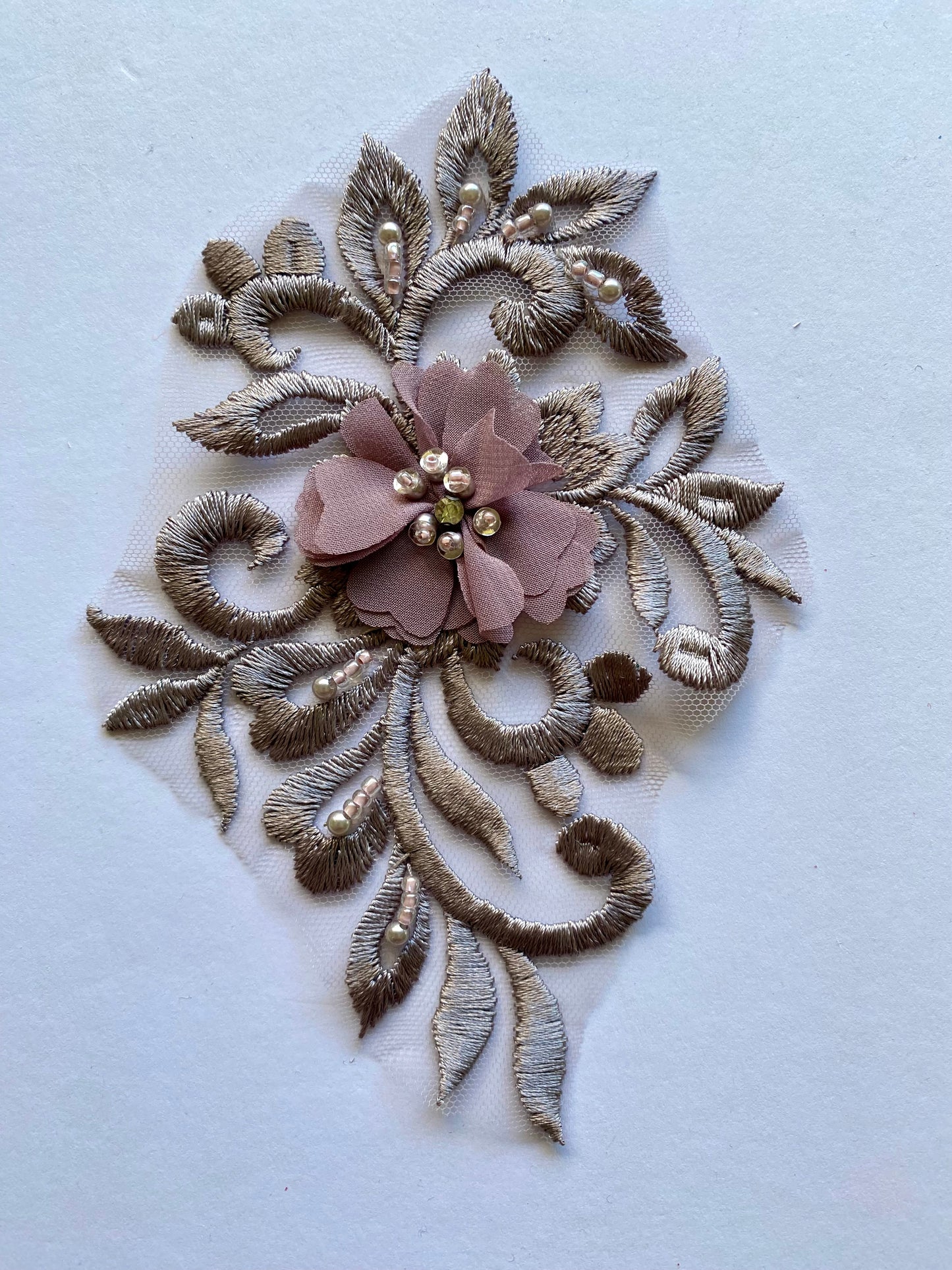 Dusky Coffee Applique #1 - 3D#101