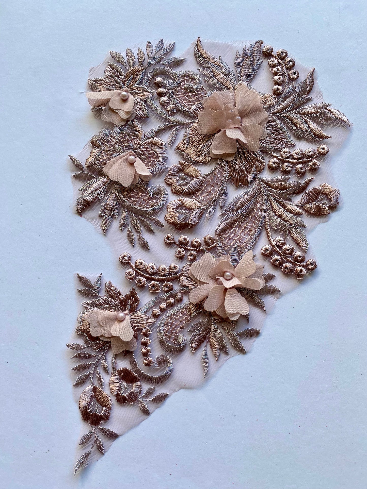 Dusky Pink Applique #7 - 3D#108