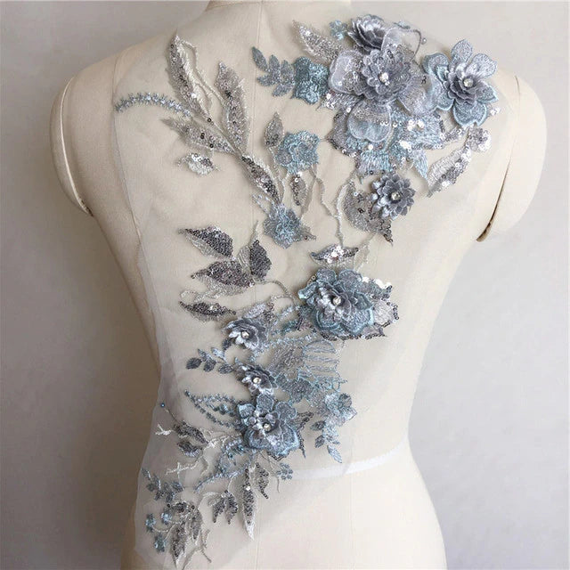 Large Sequin Applique - 3D#11 - 6 Colours