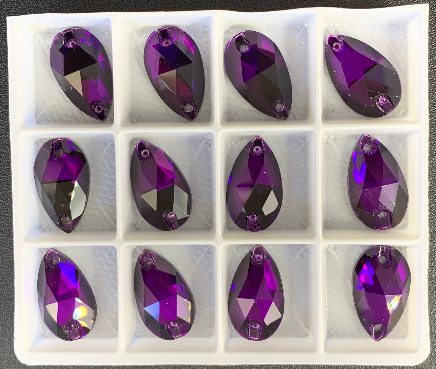 K9 Purple Velvet Teardrop