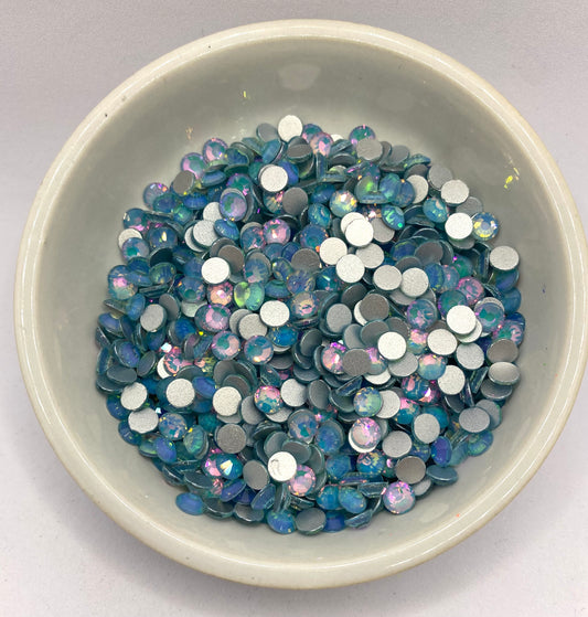 Shiny Opal Tiffany Blue