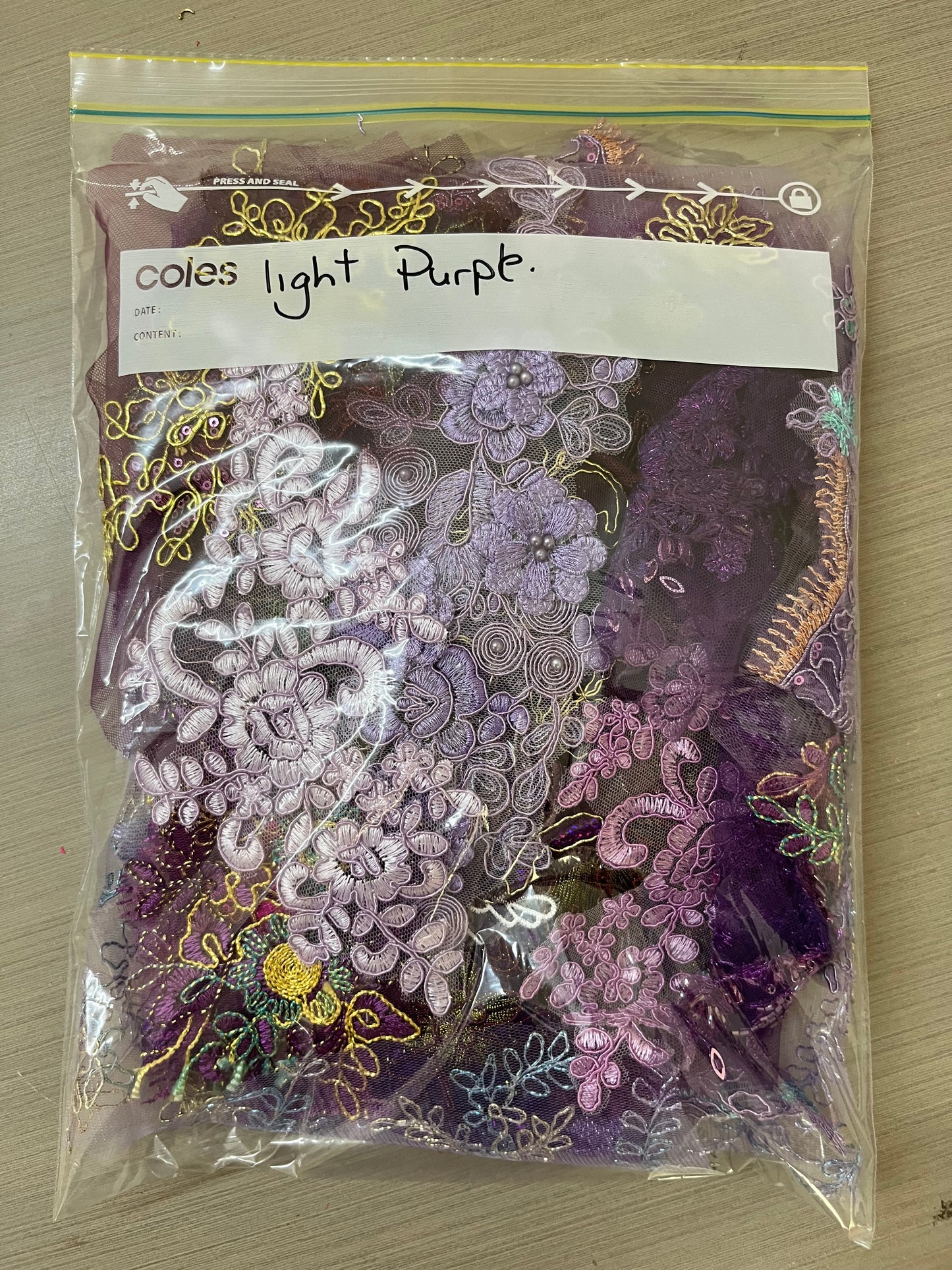 Lace Remnants -Light Purple