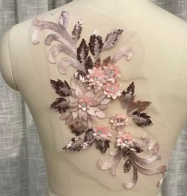Large Sequin Applique - 3D#16 - 16 Colours