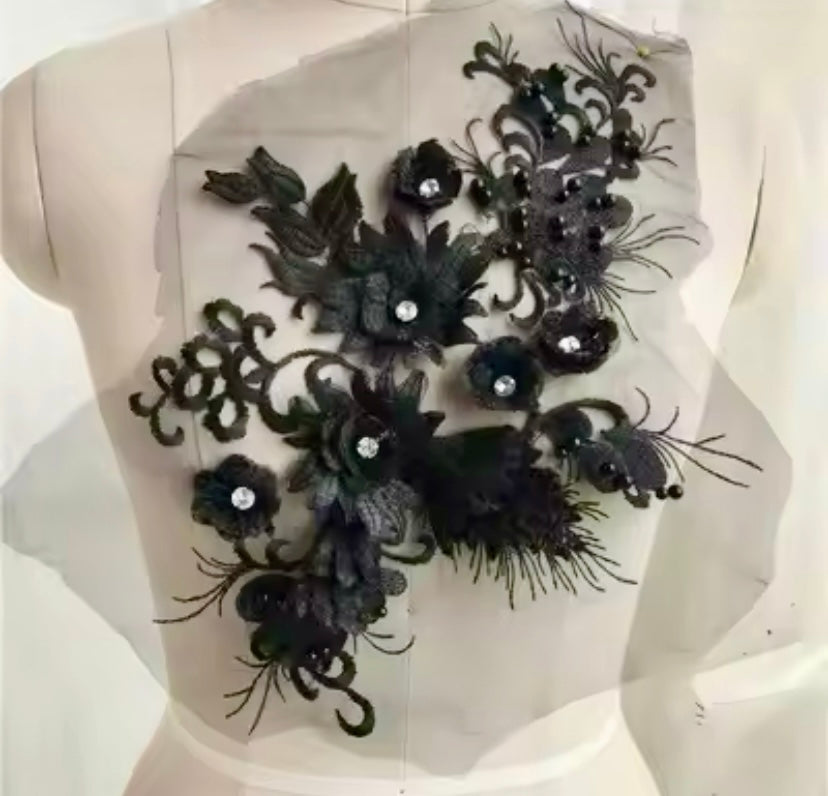 Large 3D Flowers - 3D#11 - 4 Colours