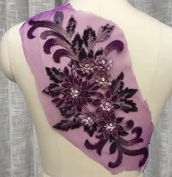 Large Sequin Applique - 3D#16 - 16 Colours
