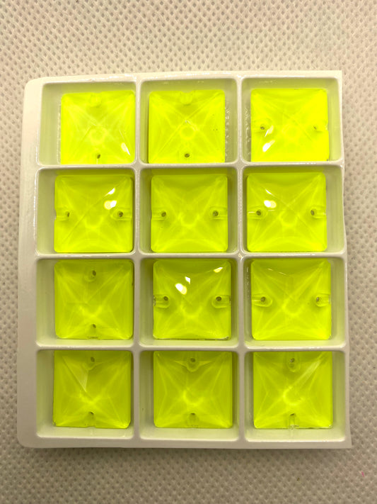 K9 Neon Citrine Square