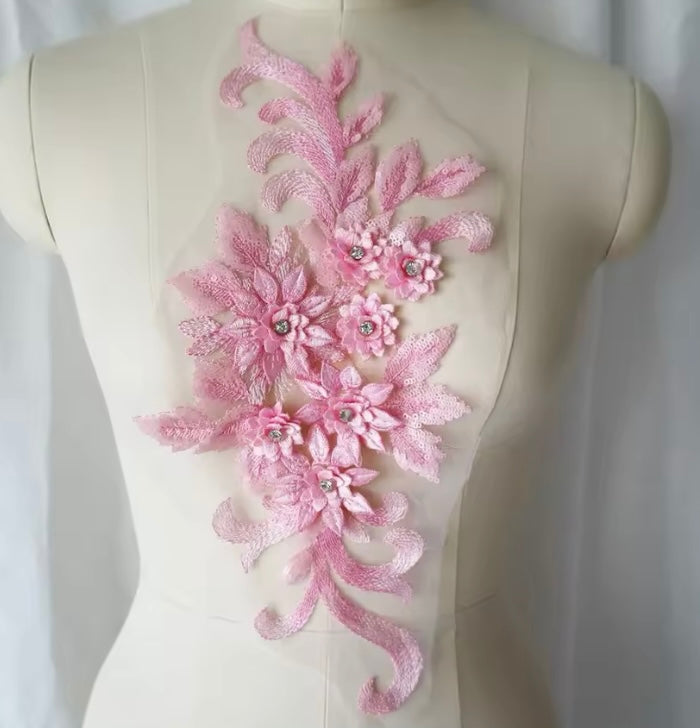 Large Sequin Applique - 3D#16 - 16 Colours