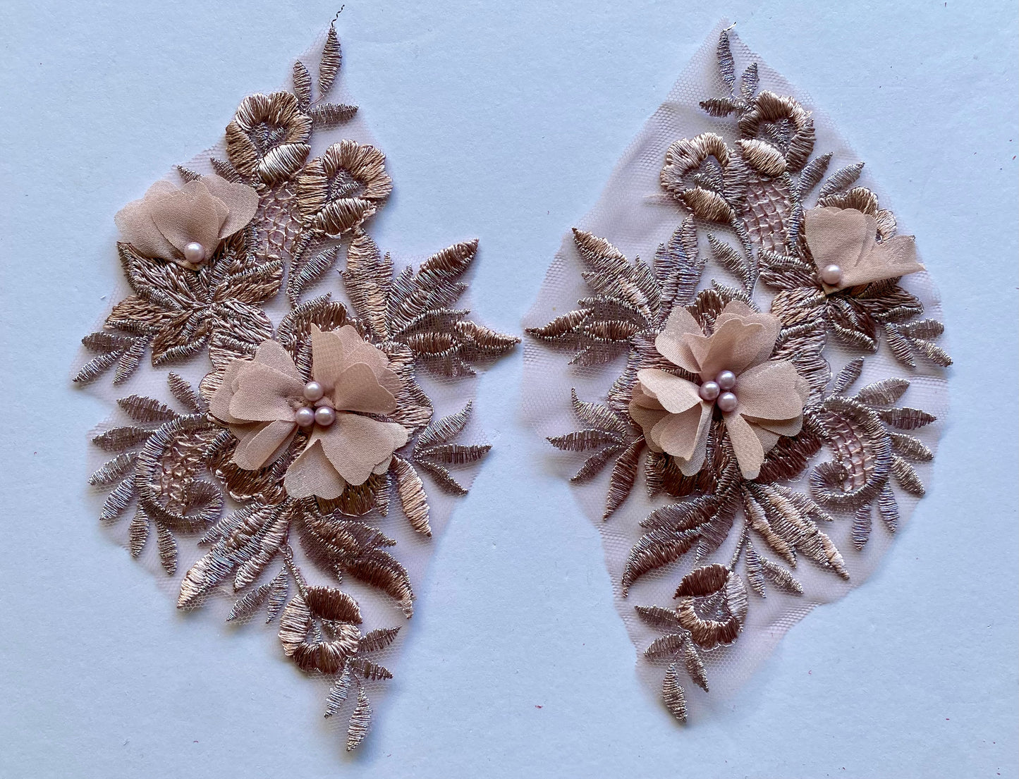 Dusky Pink Applique #5 - 3D#106