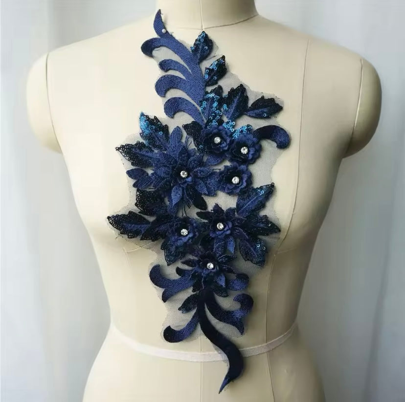 Large Sequin Applique - 3D#16 - 16 Colours
