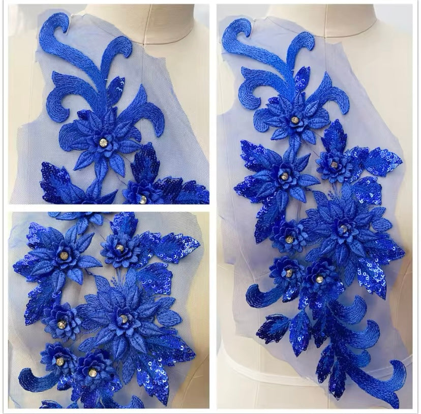 Large Sequin Applique - 3D#16 - 16 Colours