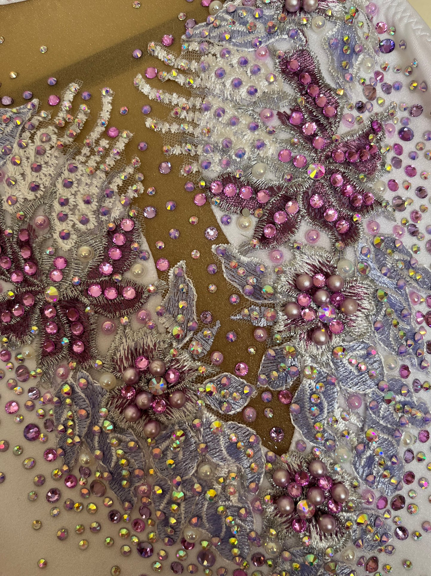 White and Lavender Lyrical size 10