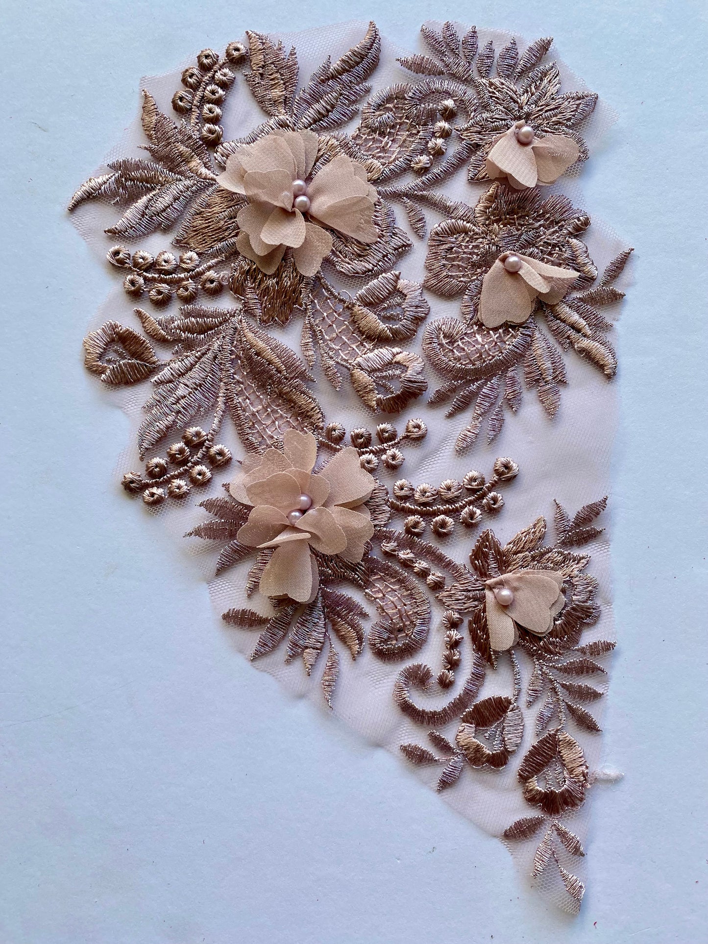 Dusky Pink Applique #7 - 3D#108