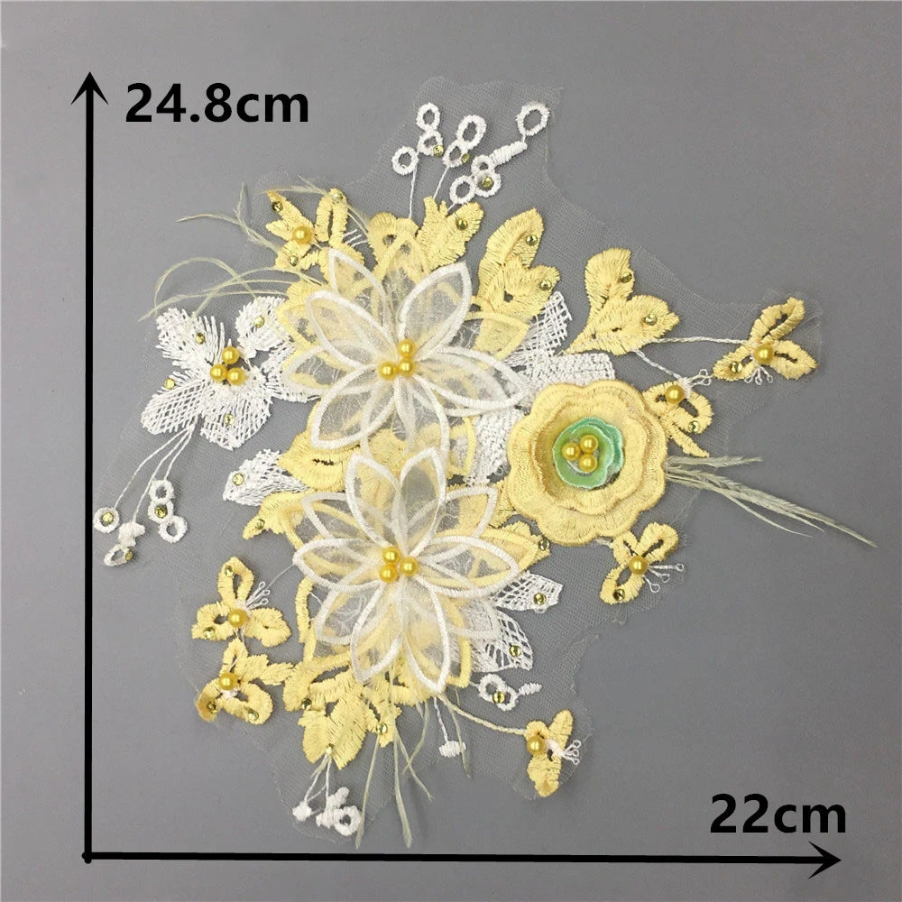 Pastel Appliques - Med - 4 Colours