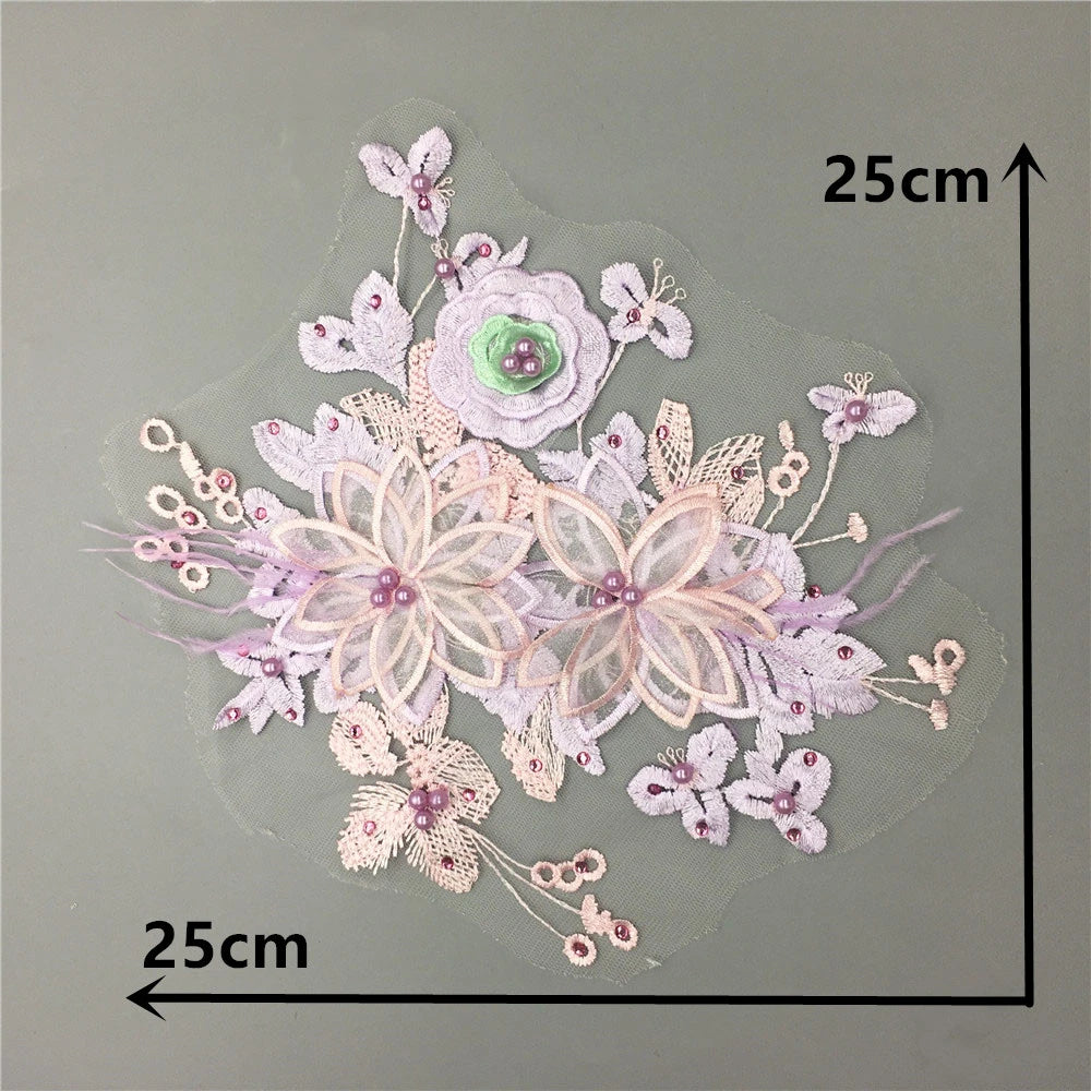 Pastel Appliques - Med - 4 Colours