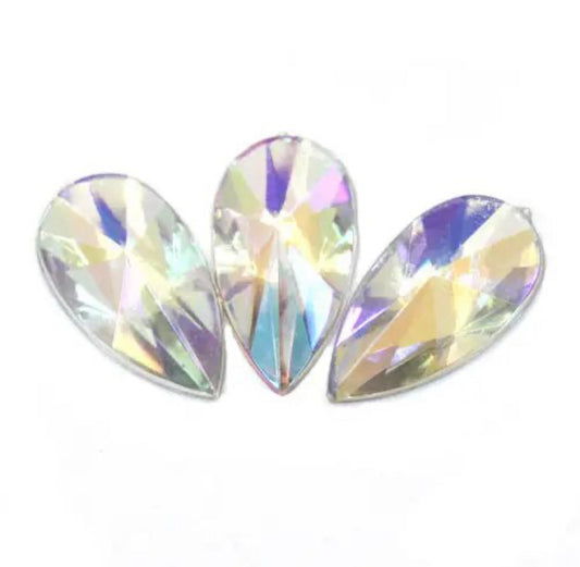 Teardrop Acrylic Crystal AB