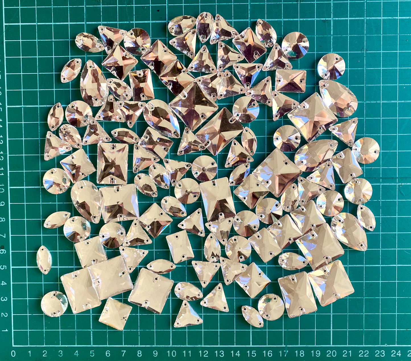 Clear Crystal Mixed Bag 150grams- AAA
