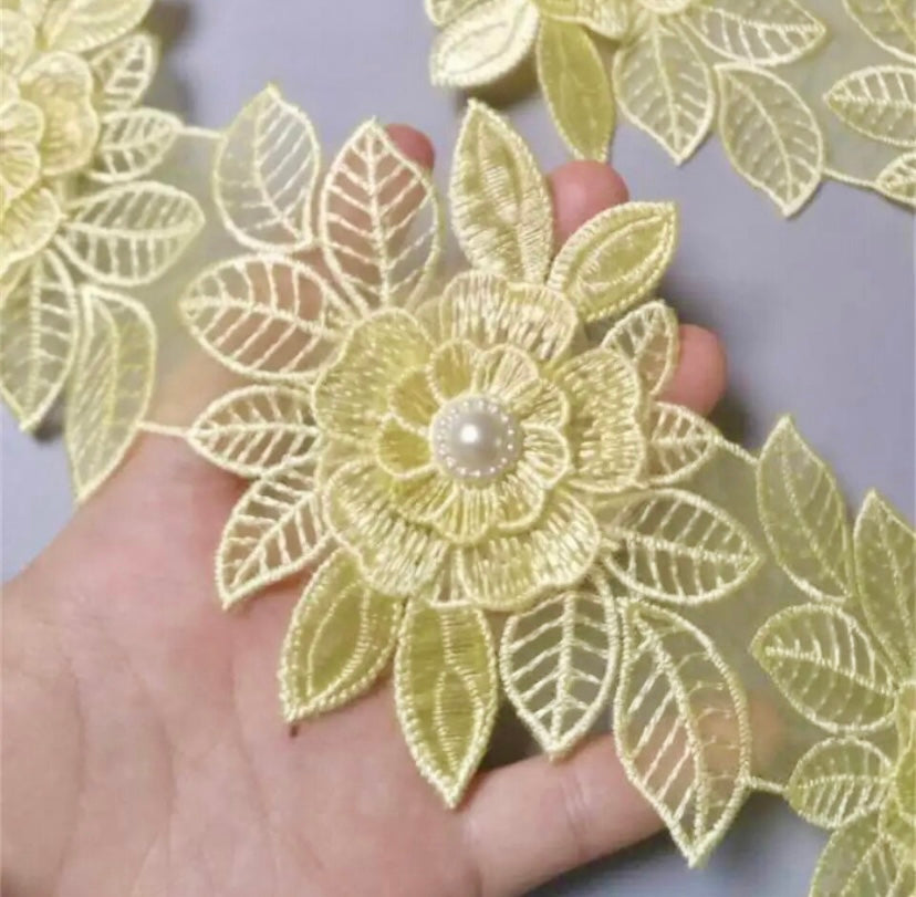 Lemon Lace Flower - #LLF1