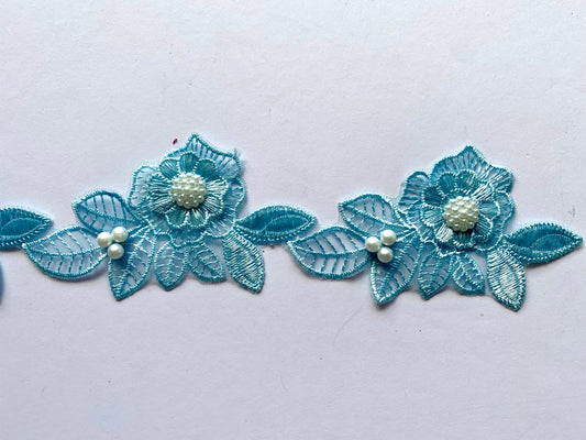 Blue Flower Trim #BLU1