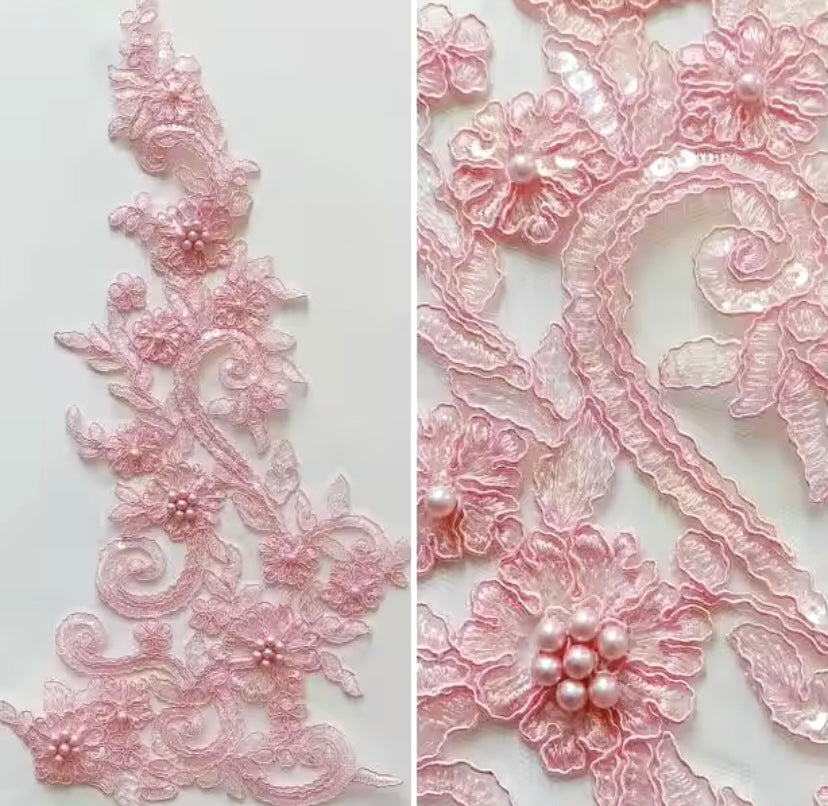 Embroidered Applique - LA#24- 7 Colours
