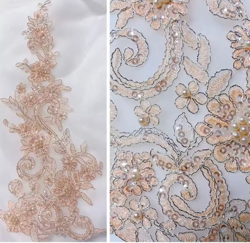 Embroidered Applique - LA#24- 7 Colours