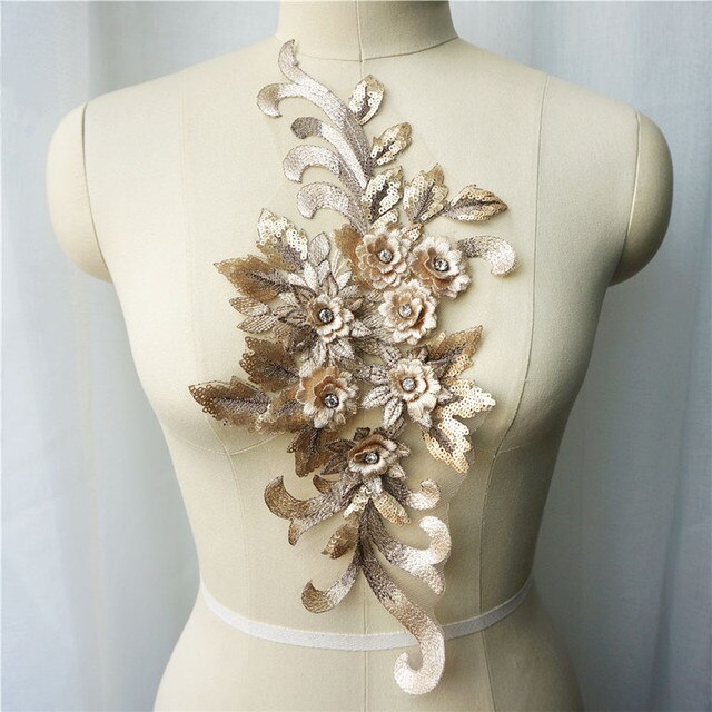 Large Sequin Applique - 3D#16 - 16 Colours