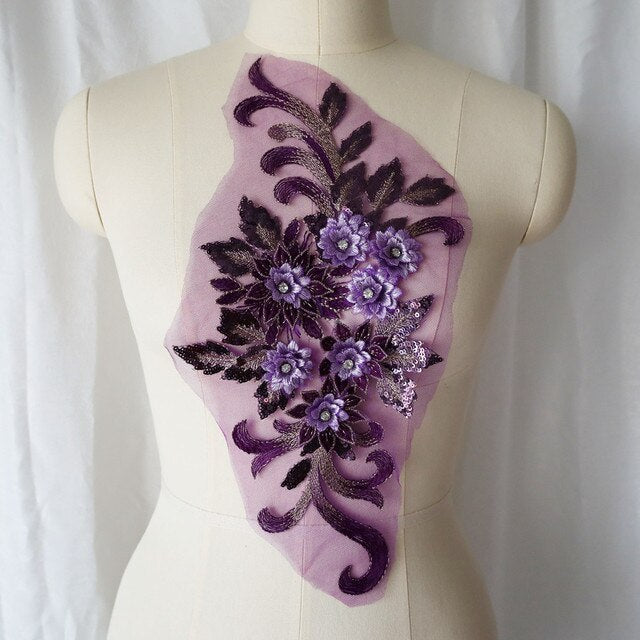Large Sequin Applique - 3D#16 - 16 Colours