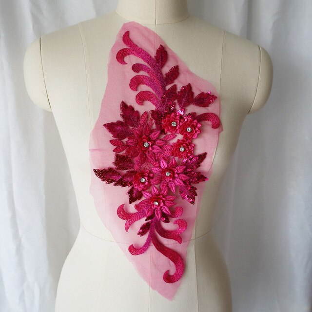 Large Sequin Applique - 3D#16 - 16 Colours