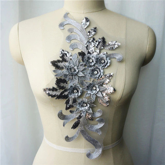 Large Sequin Applique - 3D#16 - 16 Colours