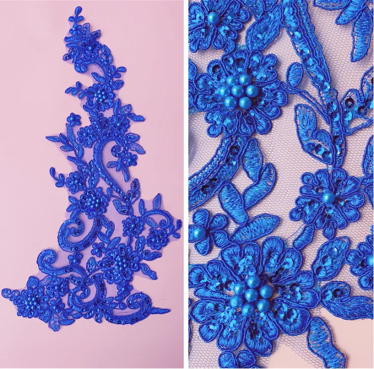 Embroidered Applique - LA#24- 7 Colours