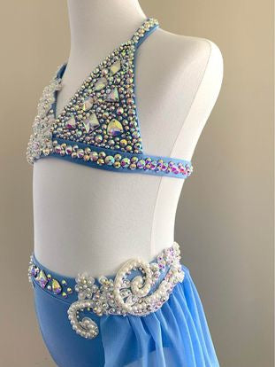 Blue 2 Piece Lyrical Size 6